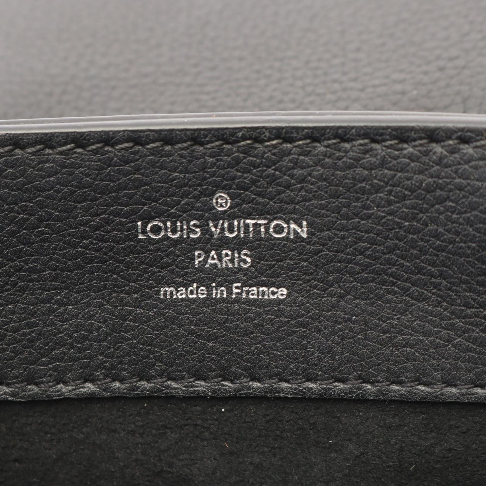 Louis Vuitton Backpack Lockme Mini Noir Floral Print Leather — view 4