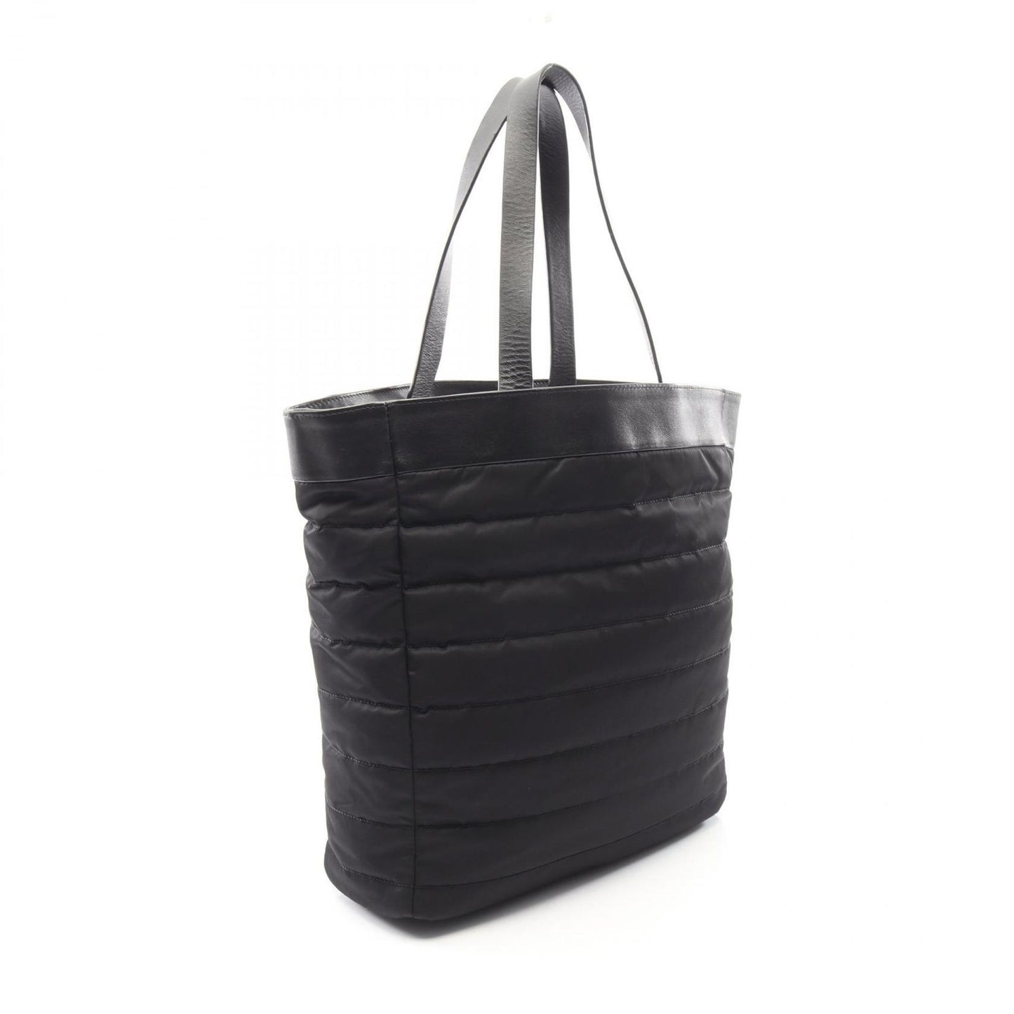 Chanel Tote CC Logo Reversible Black Nylon Leather — view 2