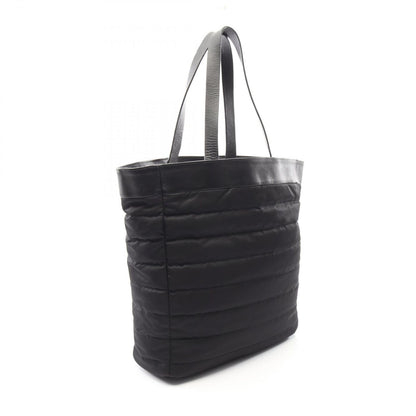 Chanel Tote CC Logo Reversible Black Nylon Leather — view 2