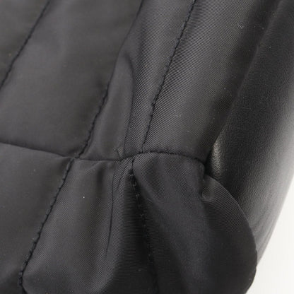 Chanel Tote CC Logo Reversible Black Nylon Leather — view 8