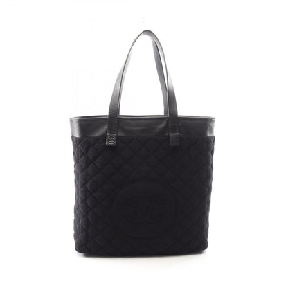 Chanel Tote CC Logo Reversible Black Nylon Leather — view 6
