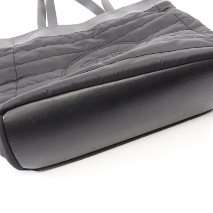 Chanel Tote CC Logo Reversible Black Nylon Leather — view 7