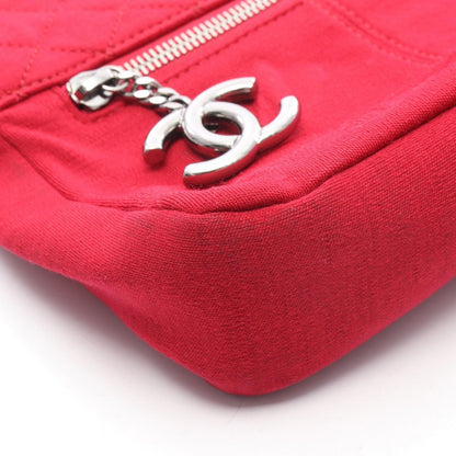 Chanel Shoulder Bag Quilted Red Chain — view 9