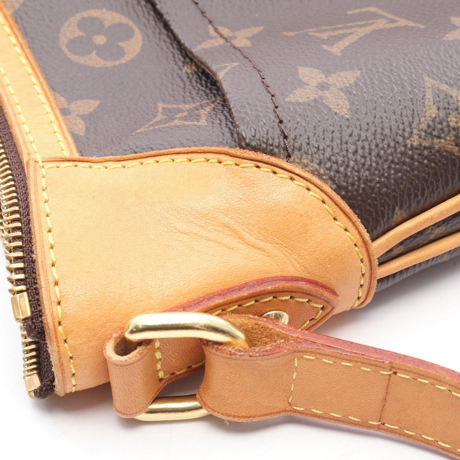 Louis Vuitton Shoulder Bag Odeon PM Canvas Leather — view 7
