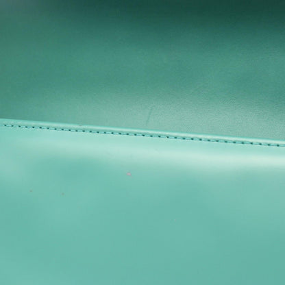 Chanel Shoulder Bag Emerald Green Leather Chain — view 9