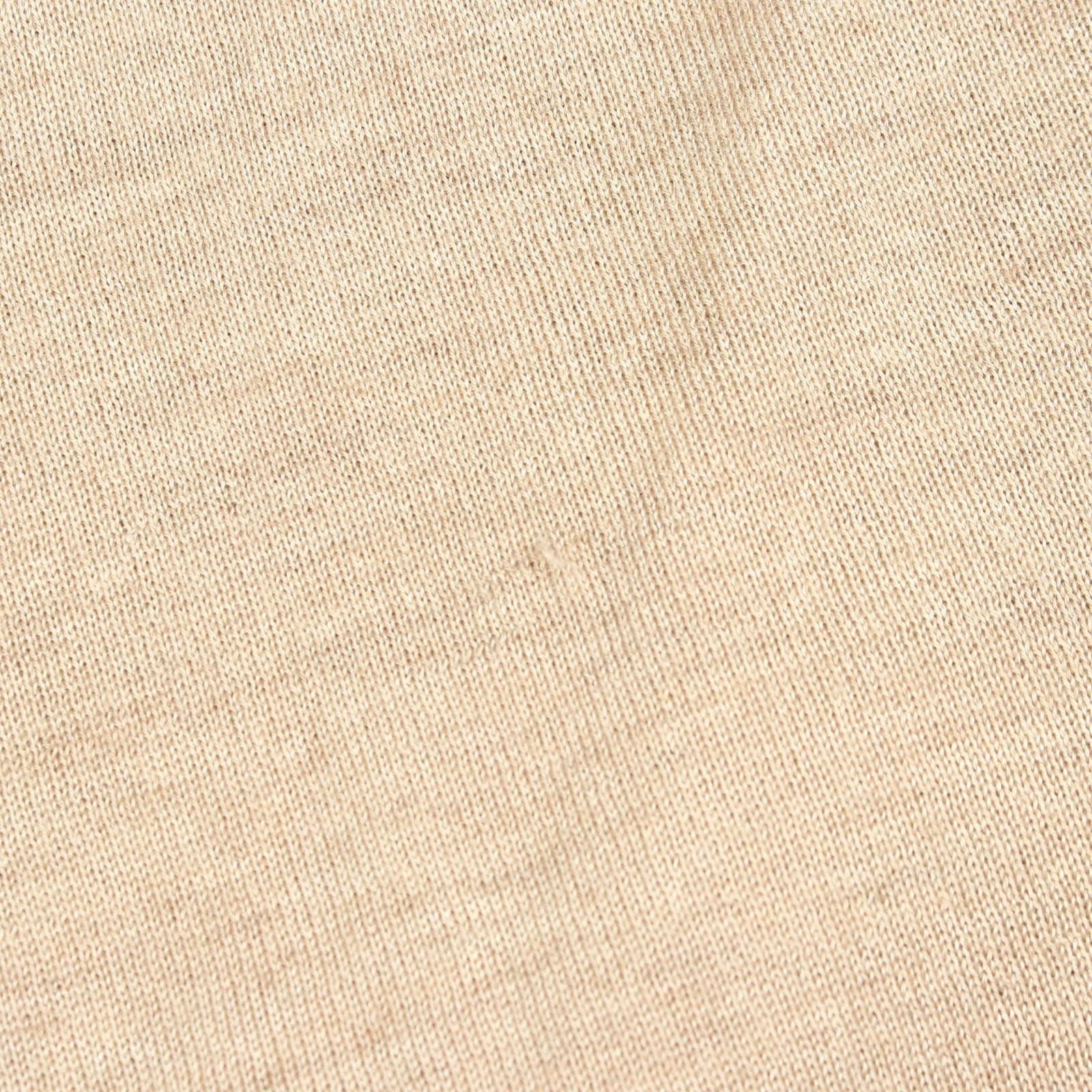 Hermes Knit Twill Lane Exlibris Contrast Turtleneck Silk Cashmere Top Sweater — view 5