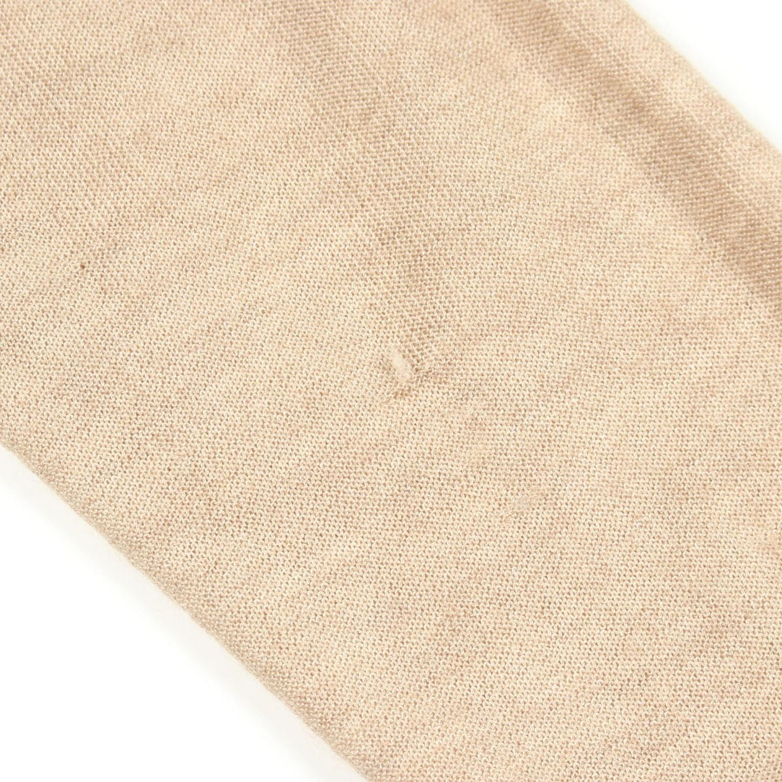 Hermes Knit Twill Lane Exlibris Contrast Turtleneck Silk Cashmere Top Sweater — view 9