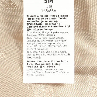 Max Mara Poncho Cambusa Cape Beige Wool Teddy Bear — view 5