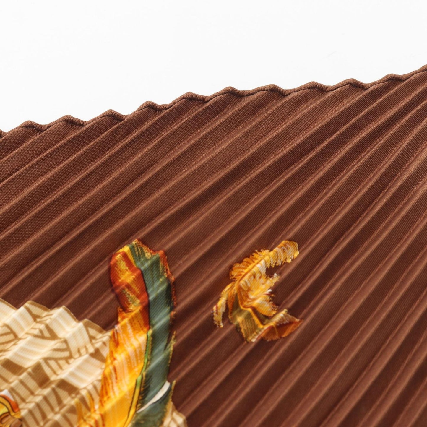 Hermes Scarf Carre Plisse Couvee D' Silk — view 6
