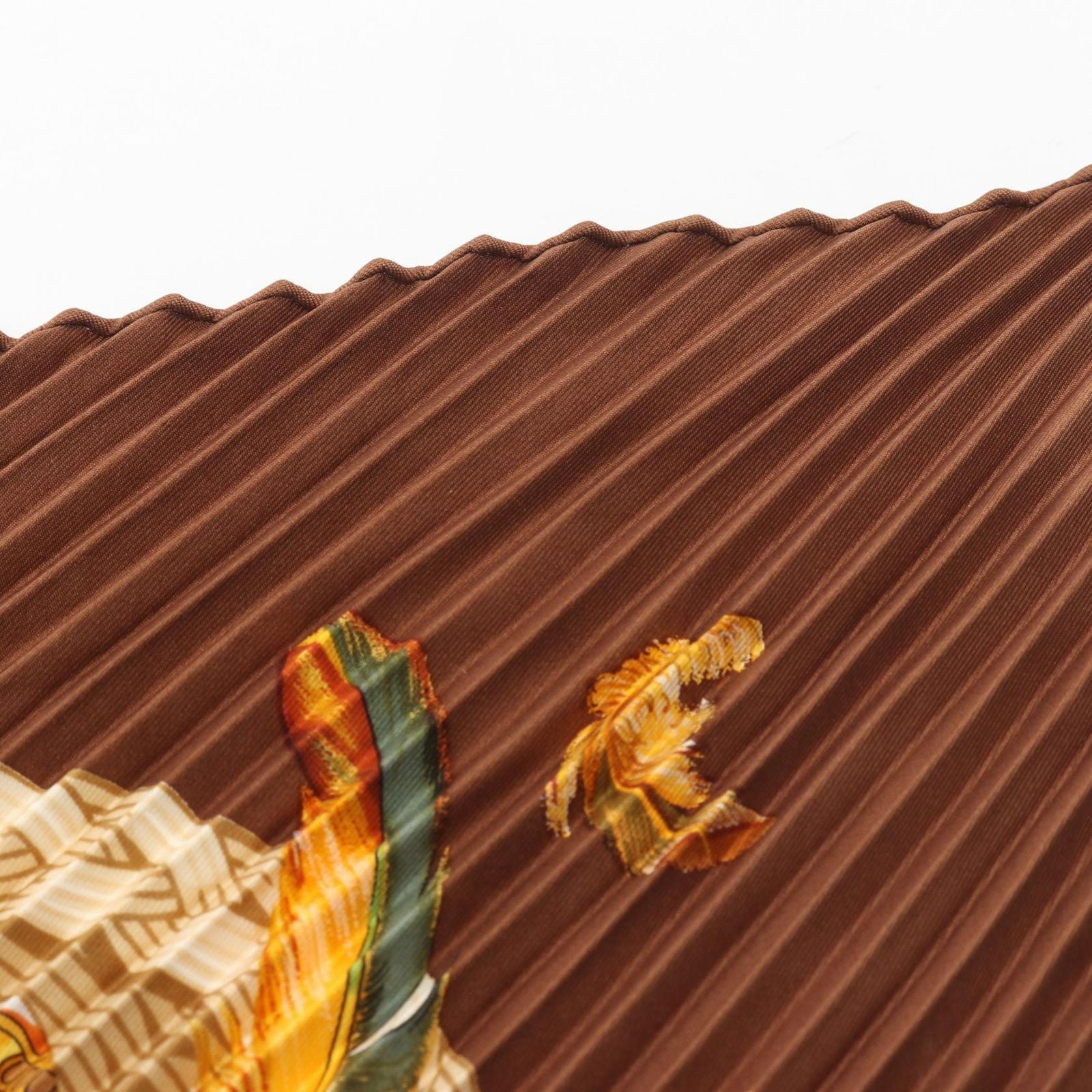 Hermes Scarf Carre Plisse Couvee D' Silk — view 6