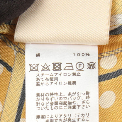 Hermes Dress Twill Lane Tunic Beige Silk — view 4