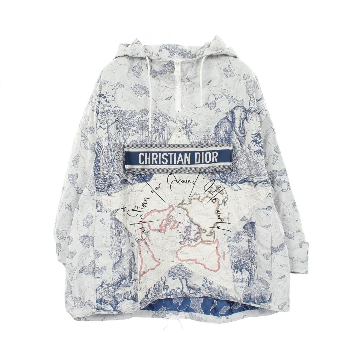 Dior Around the World Anorak Jacket Mountain Hoodie with Hood