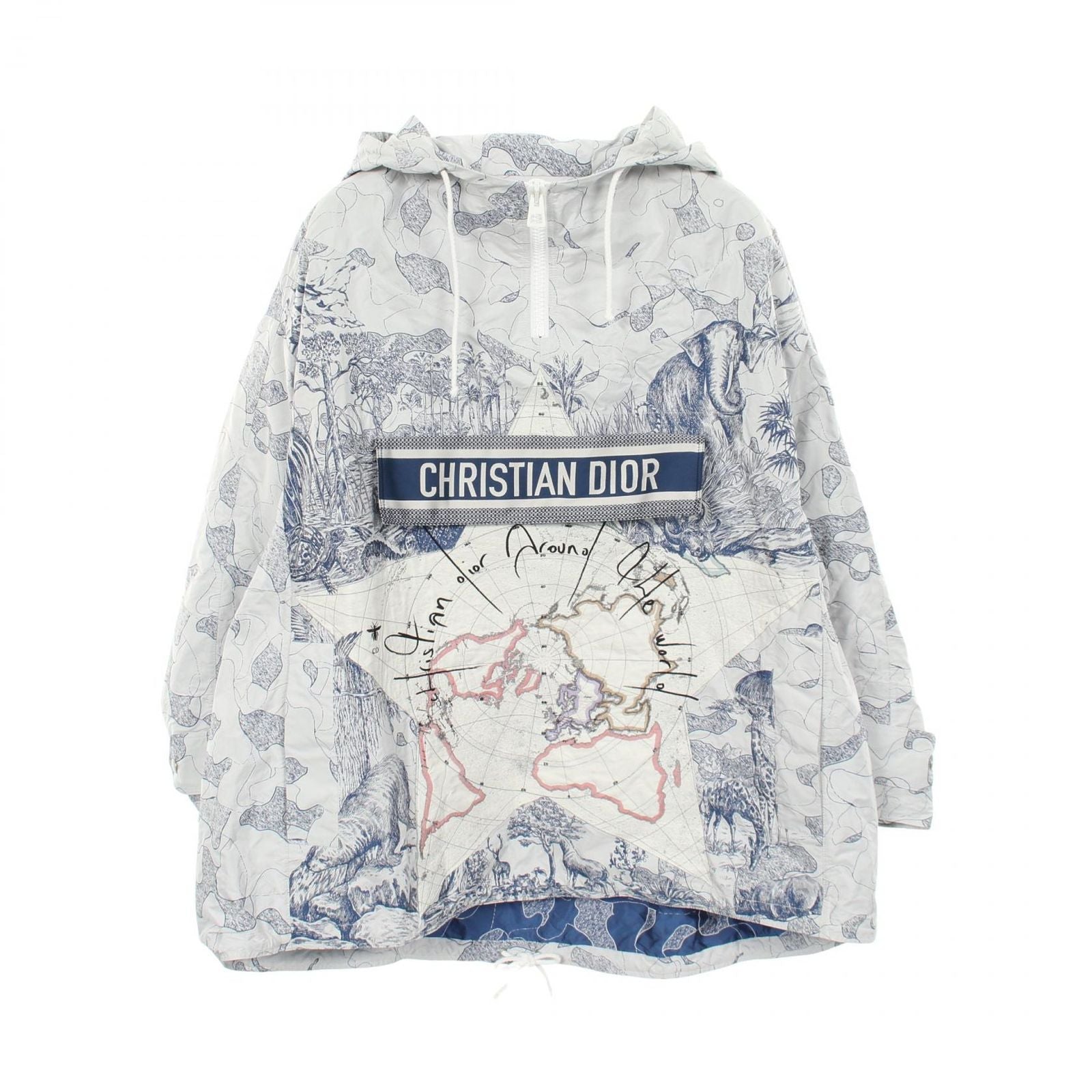 Dior Around the World Anorak Jacket Mountain Hoodie with Hood