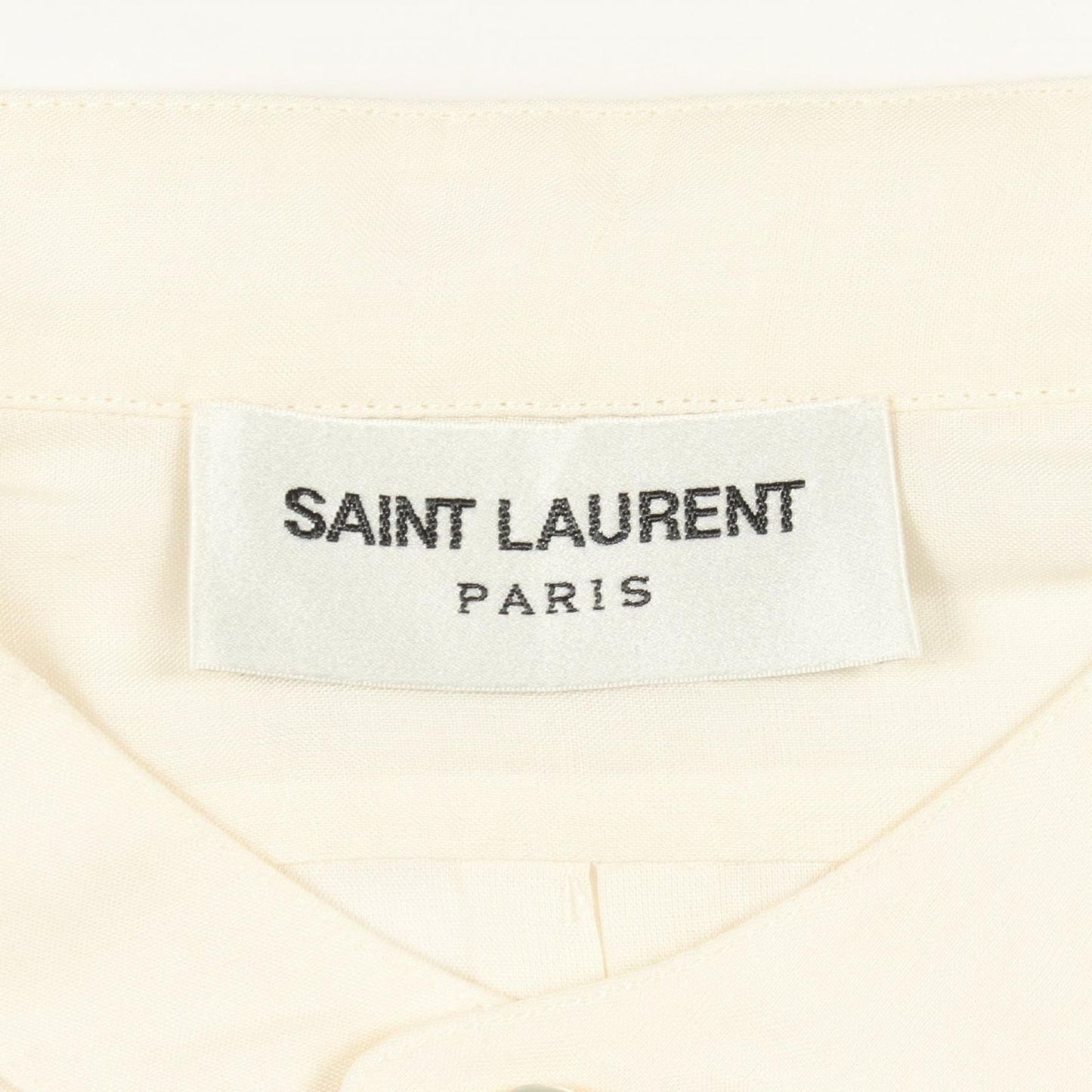 Saint Laurent Paris Flower Embroidery Shirts T-Shirt — view 3