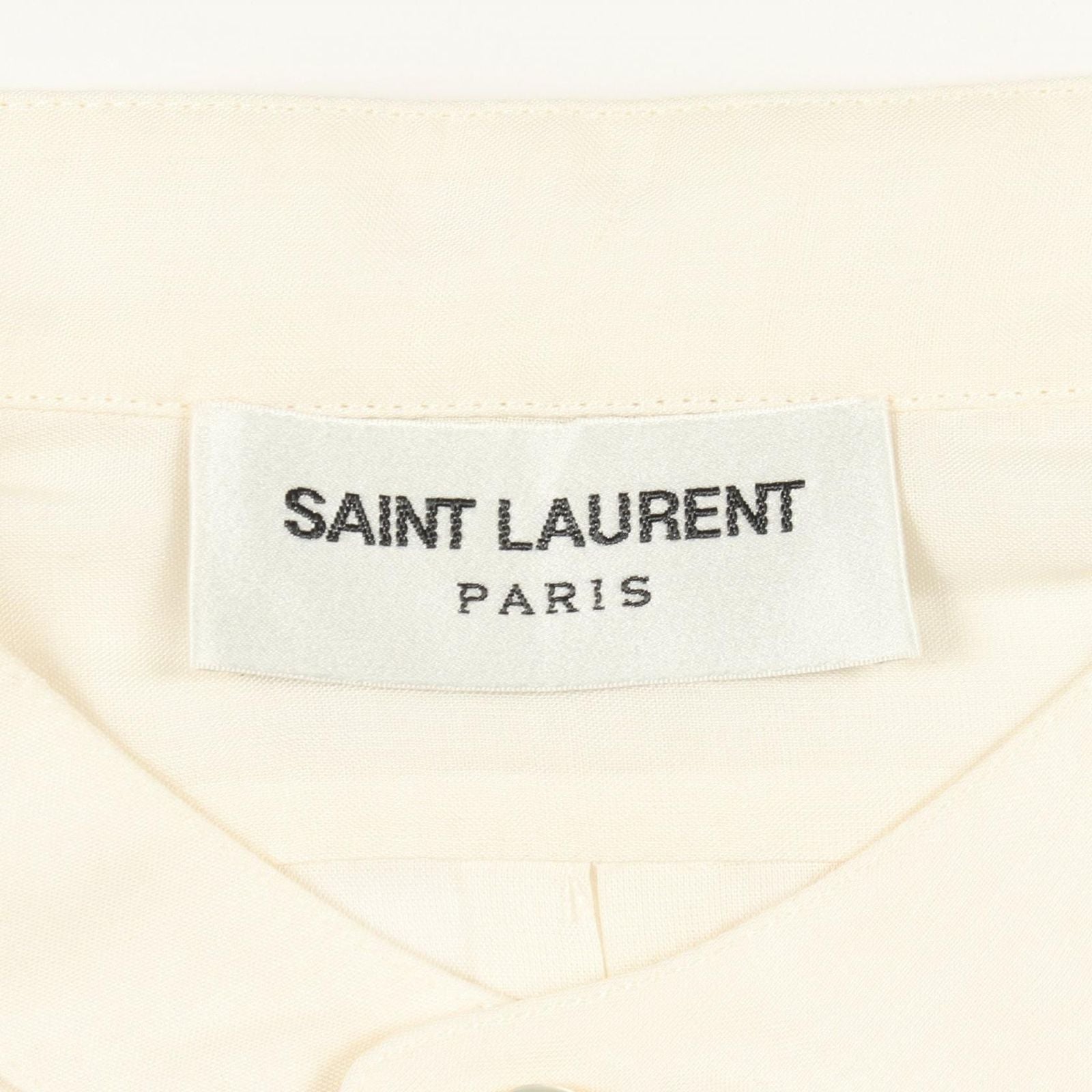 Saint Laurent Paris Flower Embroidery Shirts T-Shirt — view 3
