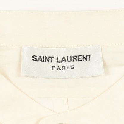 Saint Laurent Paris Flower Embroidery Shirts T-Shirt — view 3
