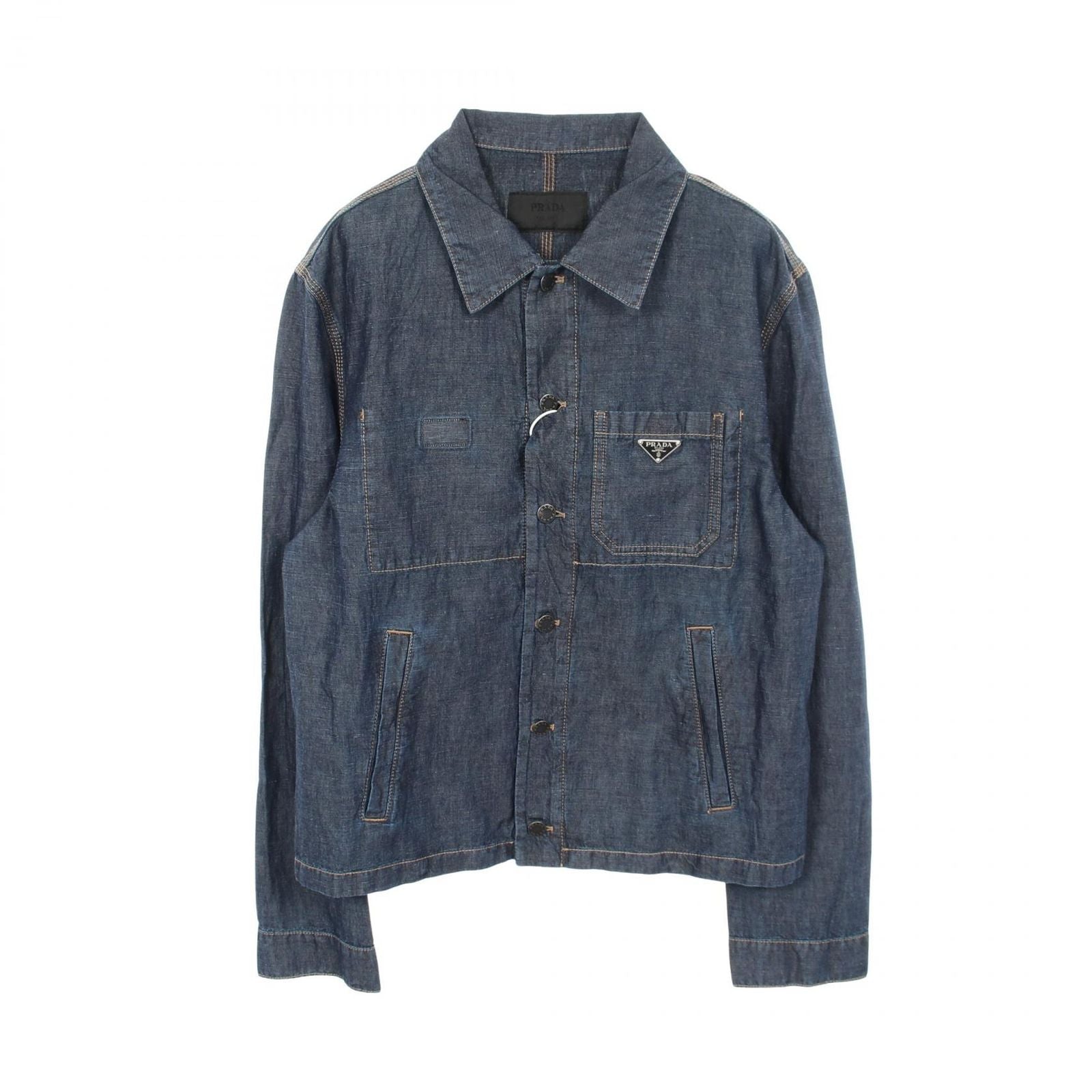 Prada Denim Jacket Chambray Blue