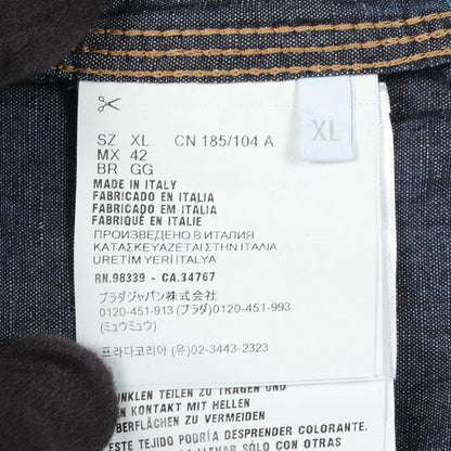Prada Denim Jacket Chambray Blue — view 4