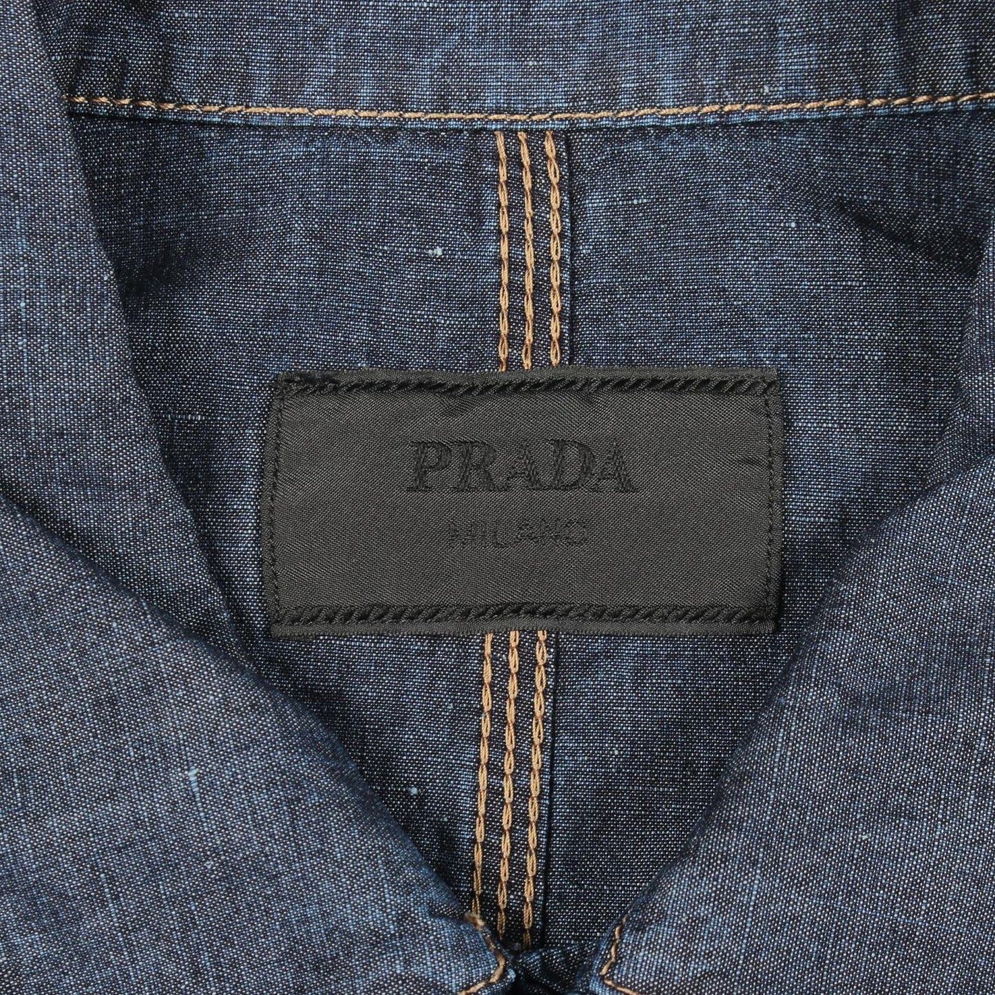 Prada Denim Jacket Chambray Blue — view 3