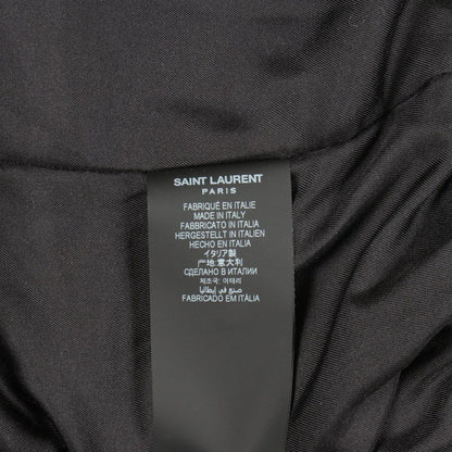 Saint Laurent Paris Jacket Dot Silk Bomber — view 6