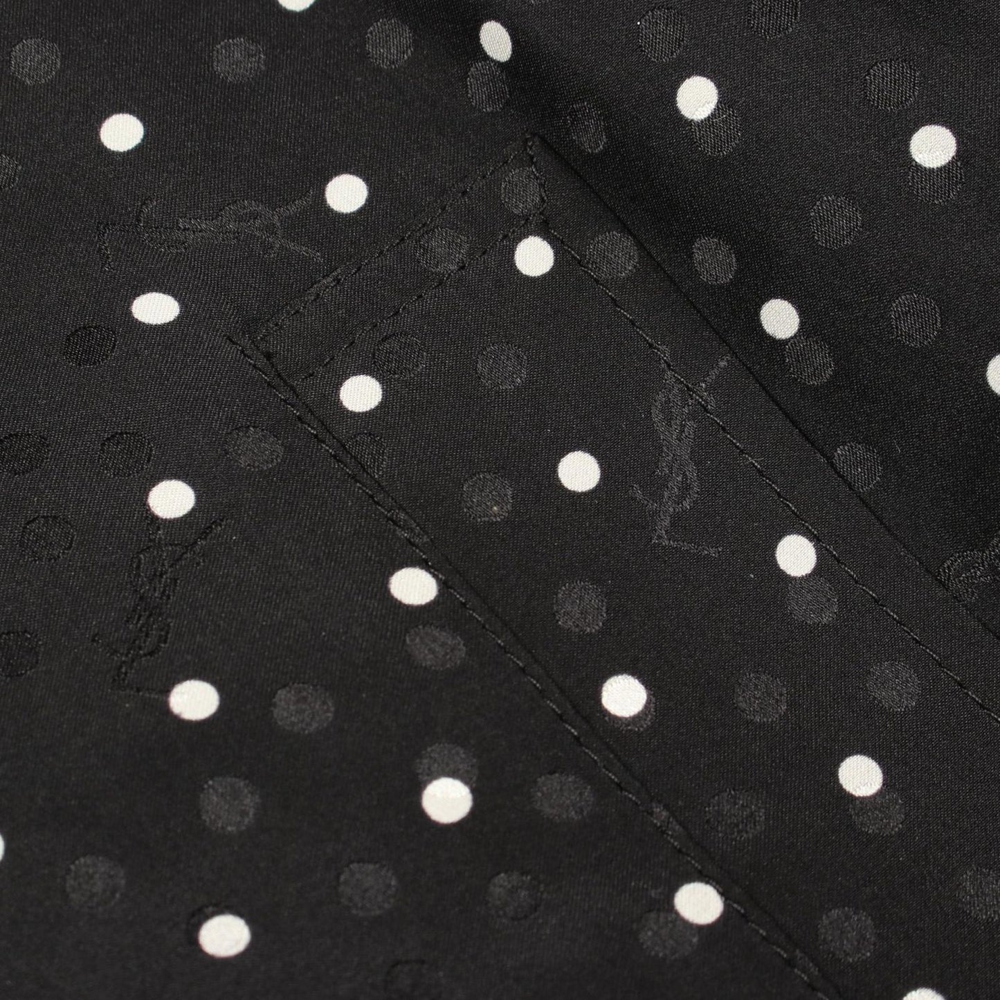 Saint Laurent Paris Jacket Dot Silk Bomber — view 9