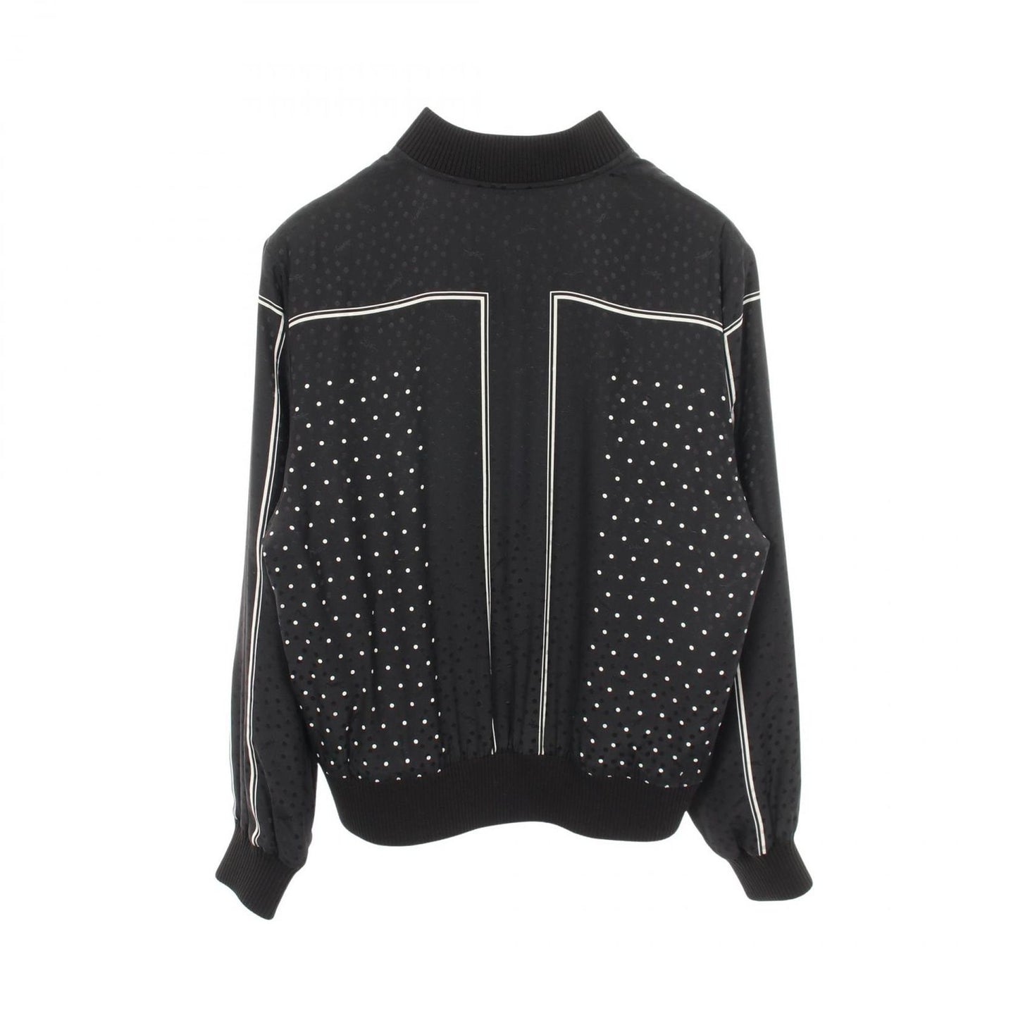 Saint Laurent Paris Jacket Dot Silk Bomber — view 2