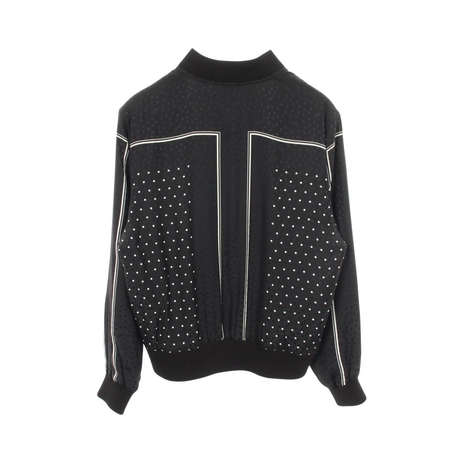 Saint Laurent Paris Jacket Dot Silk Bomber — view 2