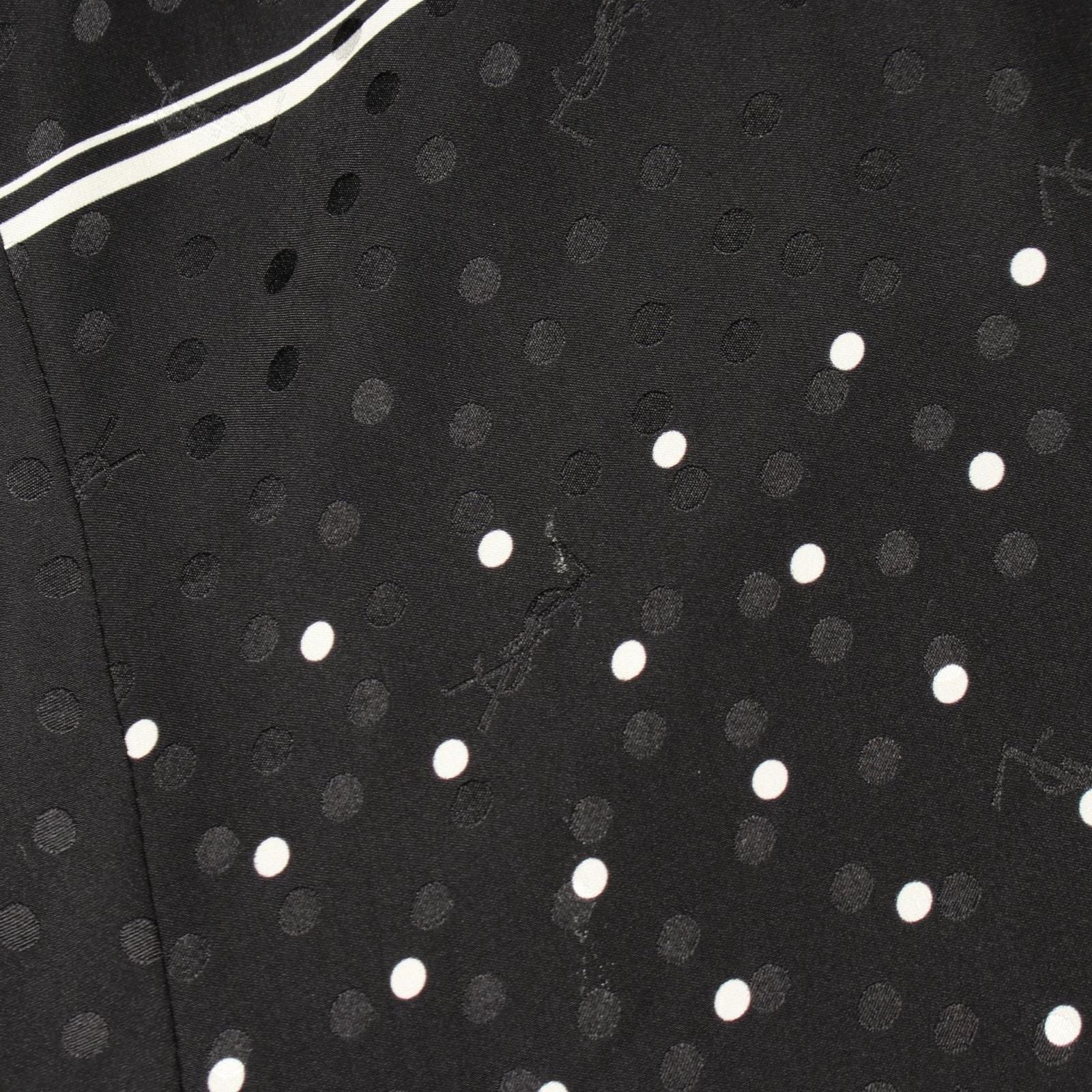 Saint Laurent Paris Jacket Dot Silk Bomber — view 8