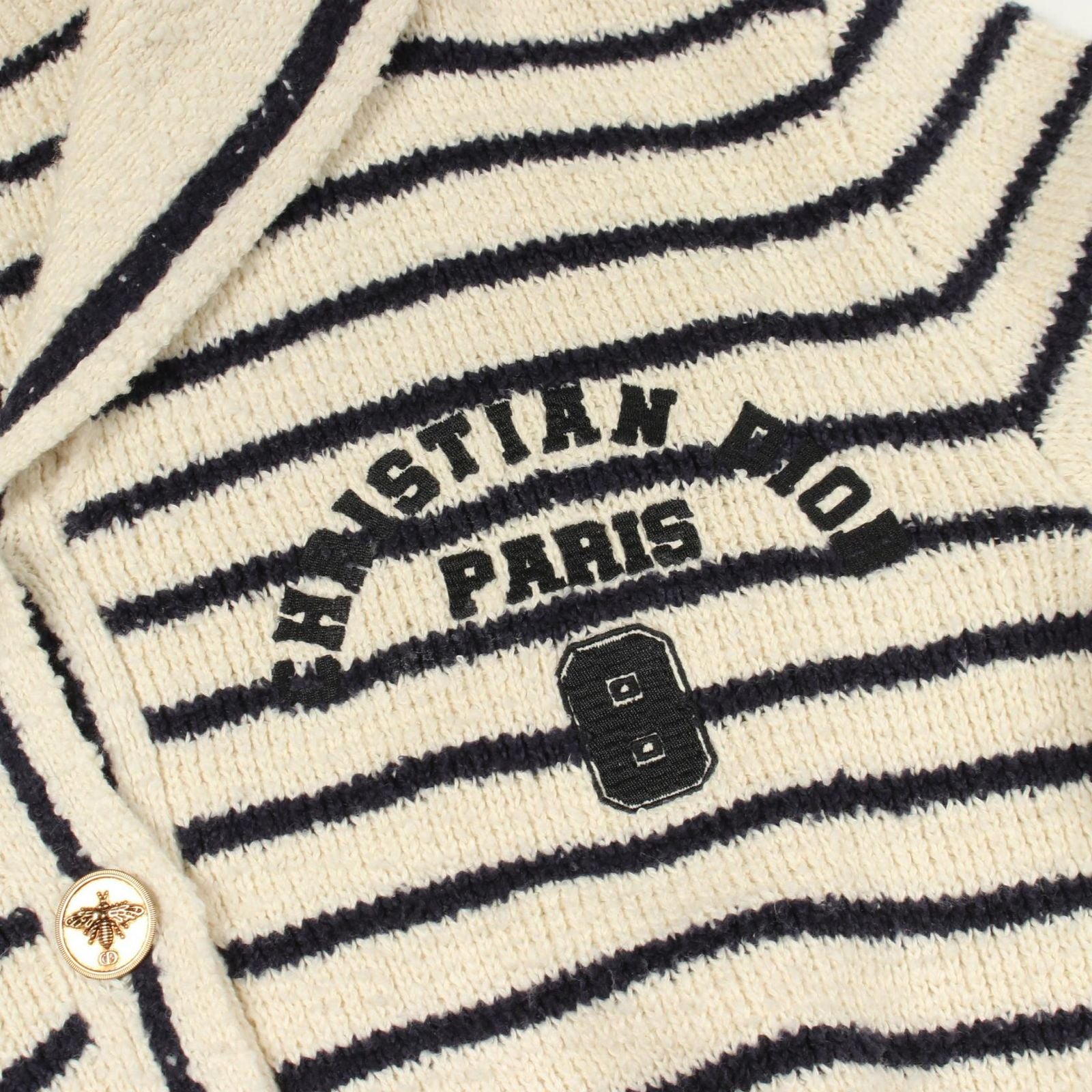 Dior Cardigan with Collar Border Cotton — view 9