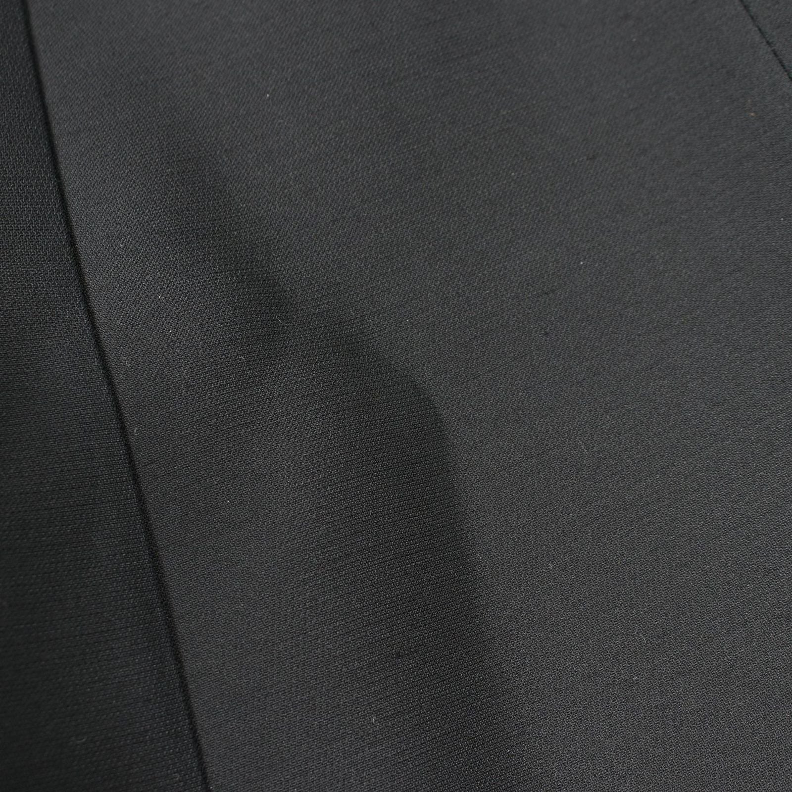 Louis Vuitton Dress Ruffle Color Black Wool Silk — view 6