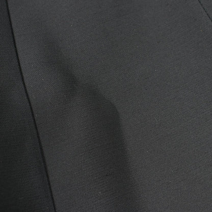 Louis Vuitton Dress Ruffle Color Black Wool Silk — view 6
