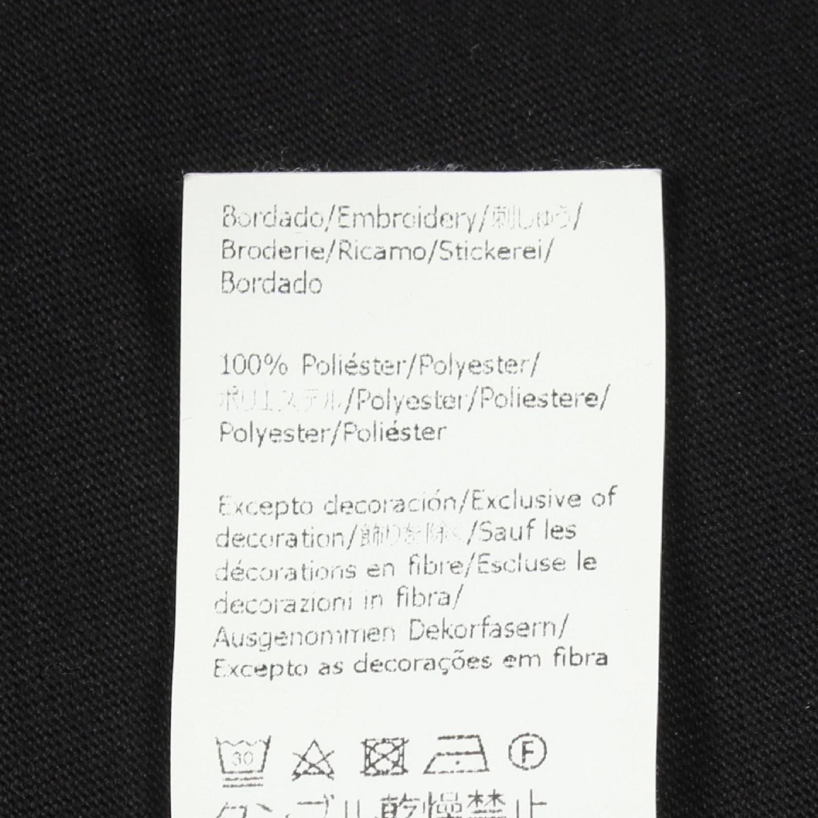 Loewe Short Sleeve T-Shirt Blue Bell Embroidery Black Cotton — view 4
