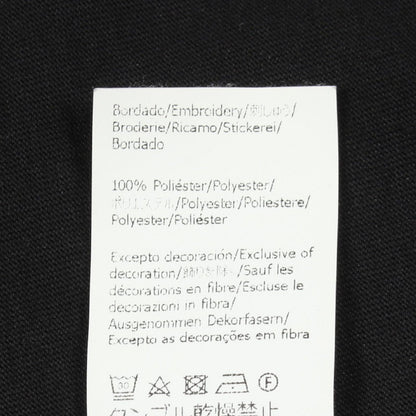 Loewe Short Sleeve T-Shirt Blue Bell Embroidery Black Cotton — view 4