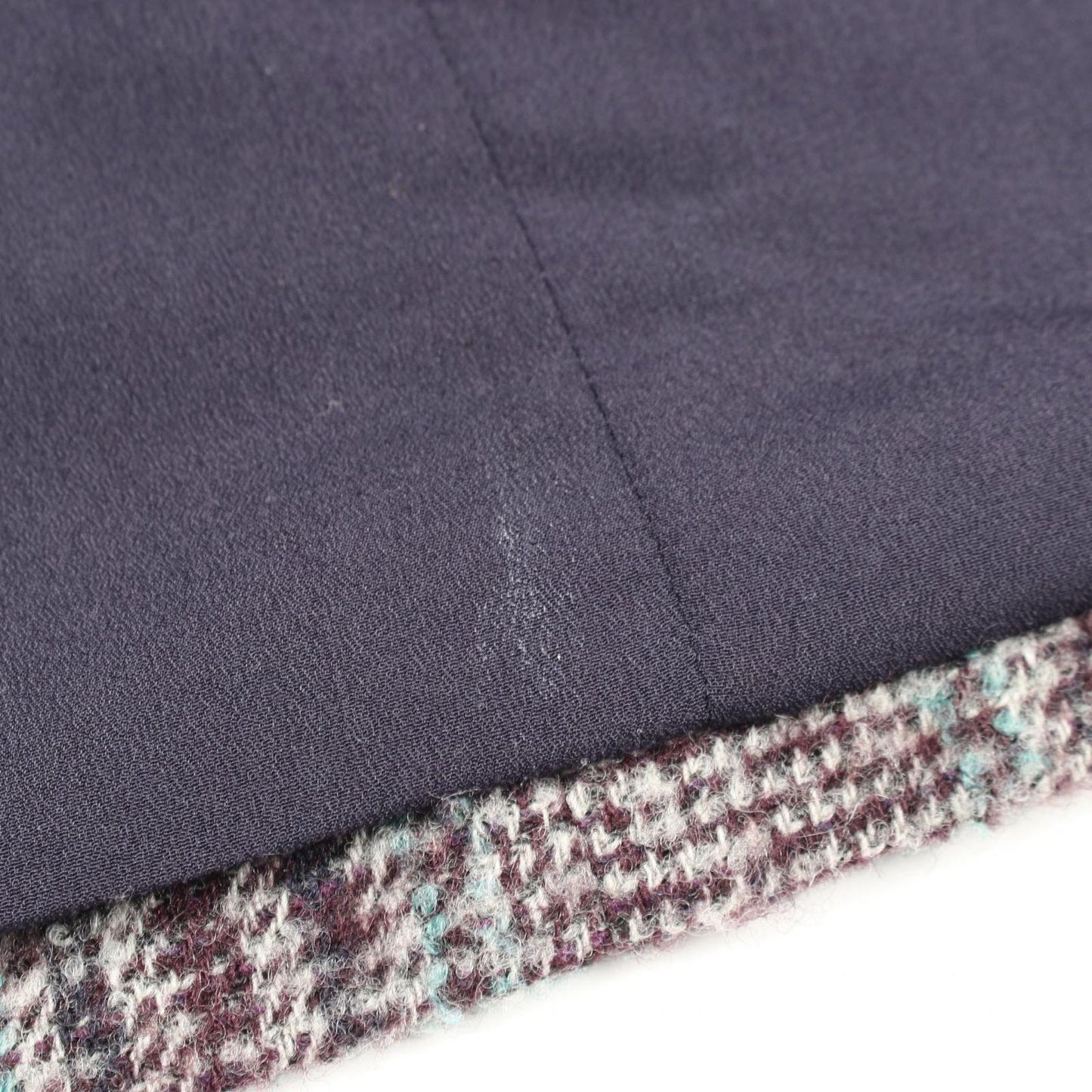 Max Mara Week End Collarless Jacket Plaid Wool — view 7