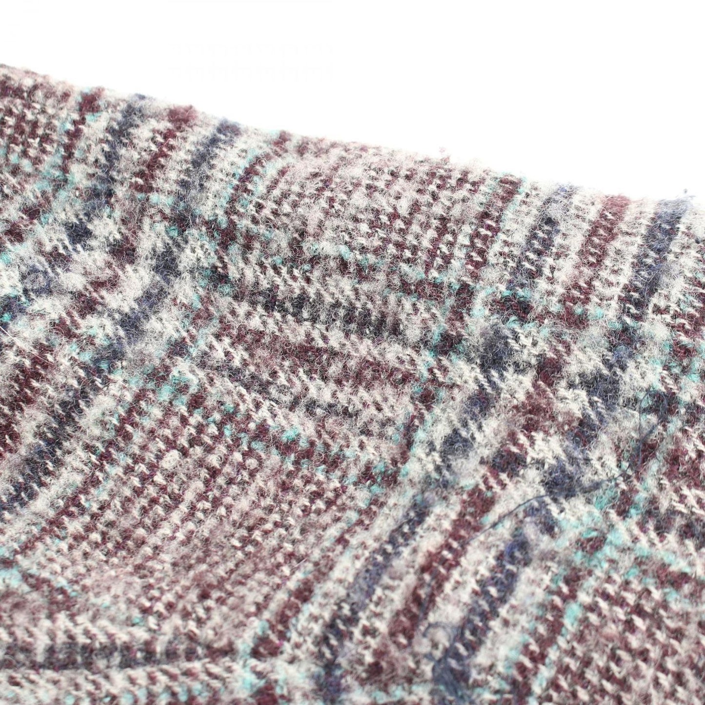 Max Mara Week End Collarless Jacket Plaid Wool — view 9
