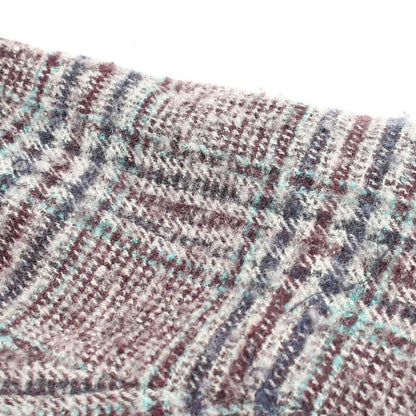 Max Mara Week End Collarless Jacket Plaid Wool — view 9