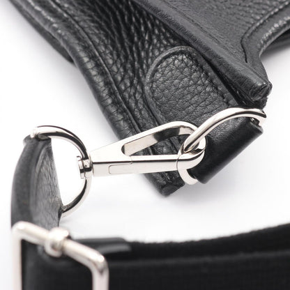 Hermes Shoulder Bag Evelyne 3 Trois PM Black Leather — view 8