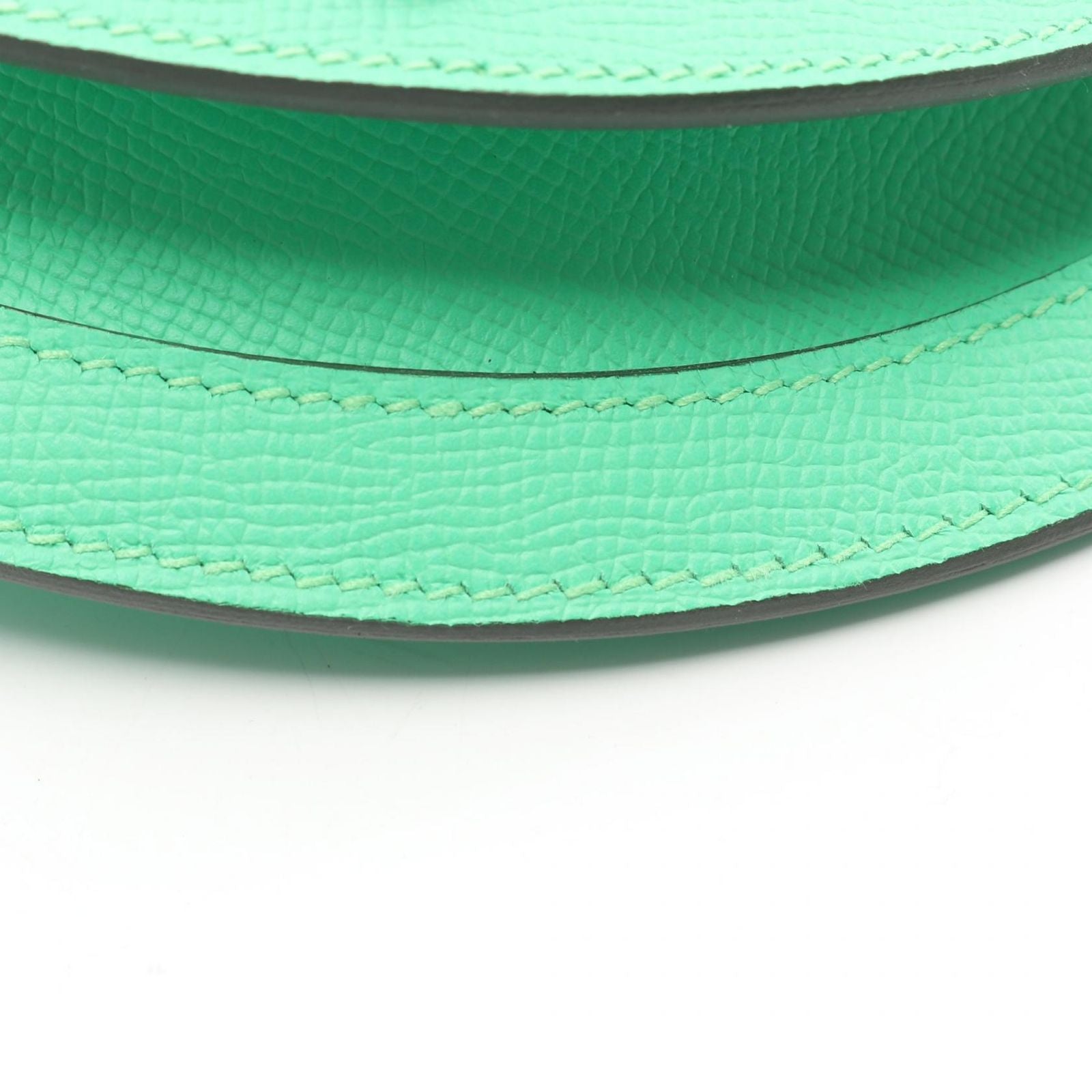 Hermes Shoulder Bag Petite Course Vert Comic Leather — view 6