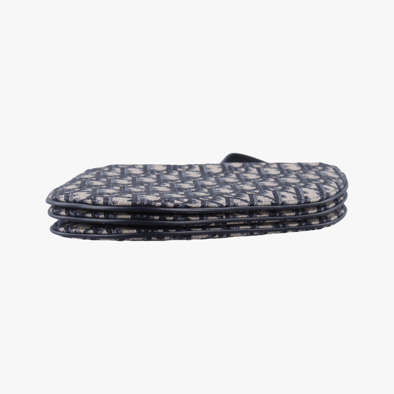 Dior Saddle Navy Jacquard Messenger Bag — view 3