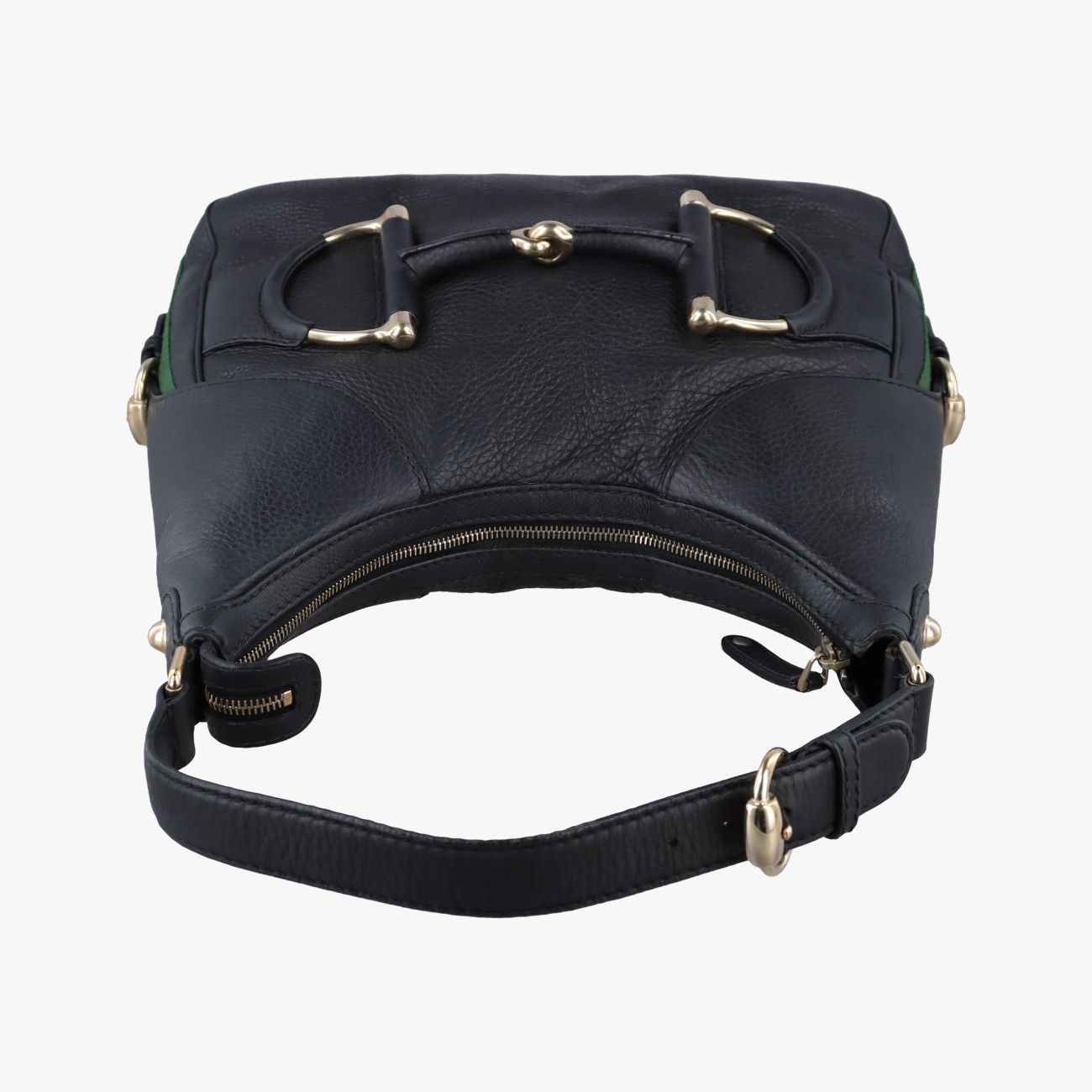 Gucci Heritage Horsebit Hobo Black Leather — view 8
