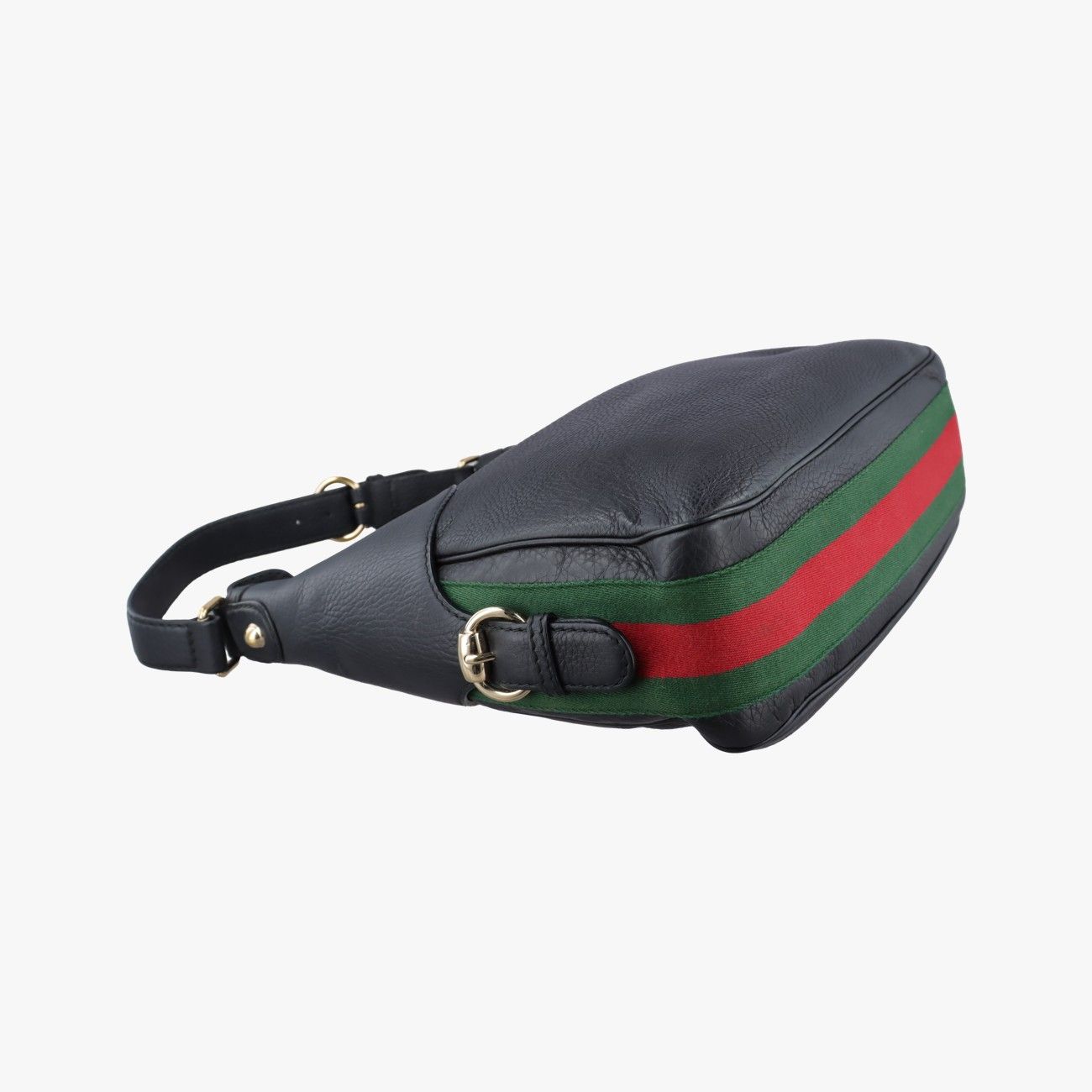 Gucci Heritage Horsebit Hobo Black Leather — view 7
