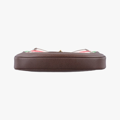 Gucci Jackie Music Is Mine Multicolor Canvas Leather Messenger Bag — view 3