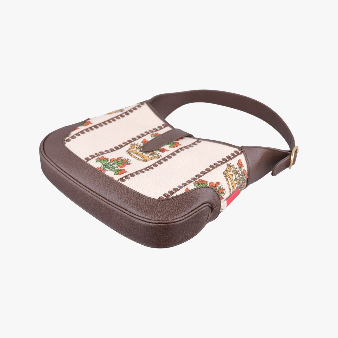 Gucci Jackie Music Is Mine Multicolor Canvas Leather Messenger Bag — view 6