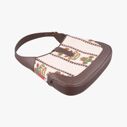 Gucci Jackie Music Is Mine Multicolor Canvas Leather Messenger Bag — view 7