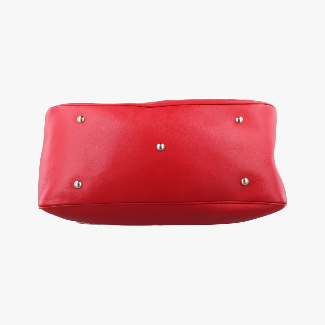Gucci Valentine Micro GG Guccissima Khaki Red Canvas Leather Messenger Bag — view 3