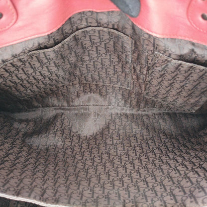 Dior Gaucho Red Leather Handbag — view 9