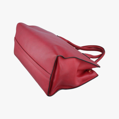 Prada Cuir Monochrome Red Saffiano Leather 59 Messenger Bag — view 6