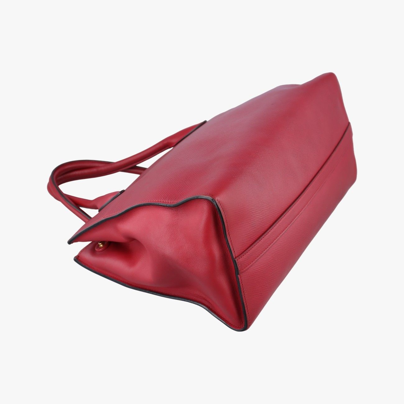 Prada Cuir Monochrome Red Saffiano Leather 59 Messenger Bag — view 7