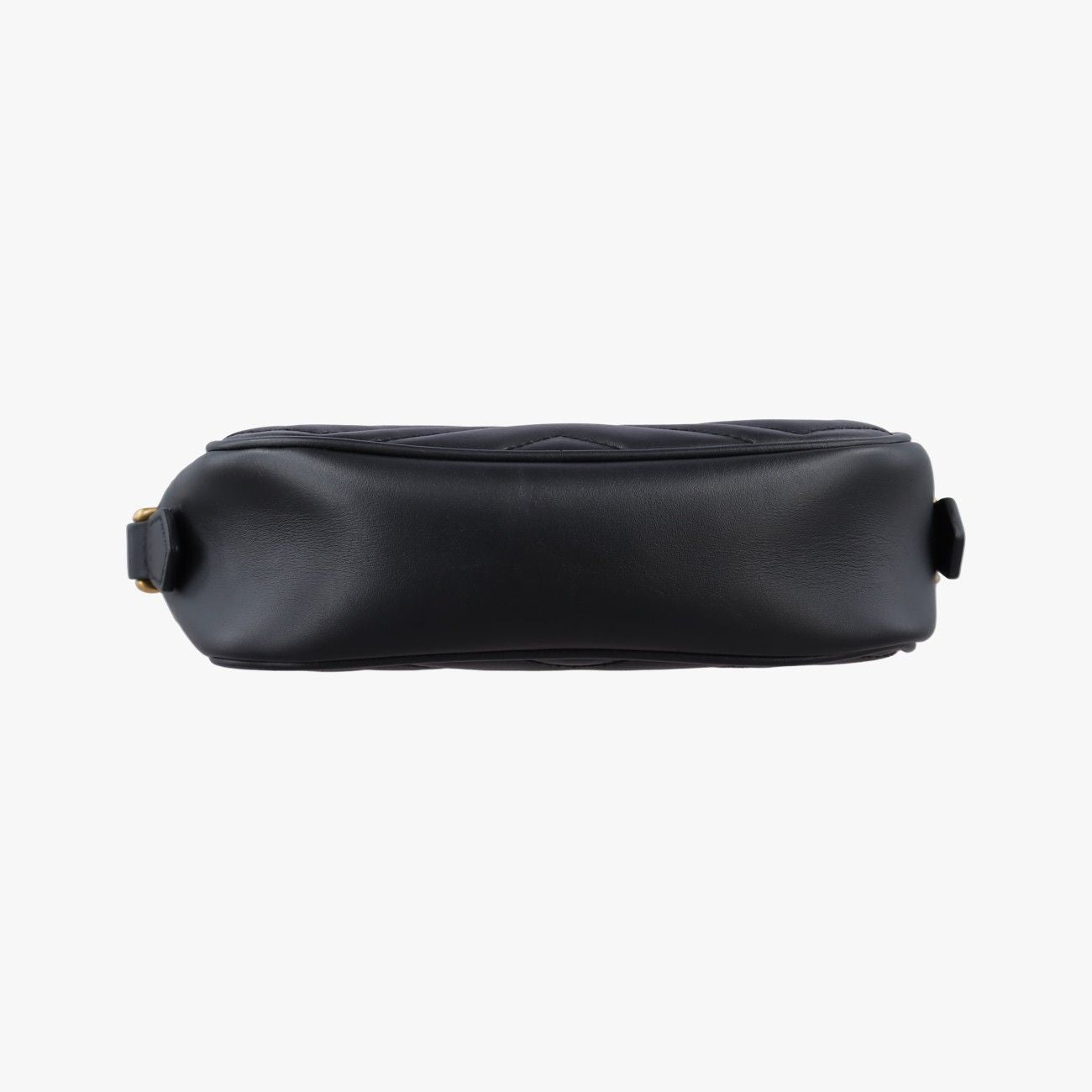 Gucci GG Marmont Black Leather Messenger Bag — view 3