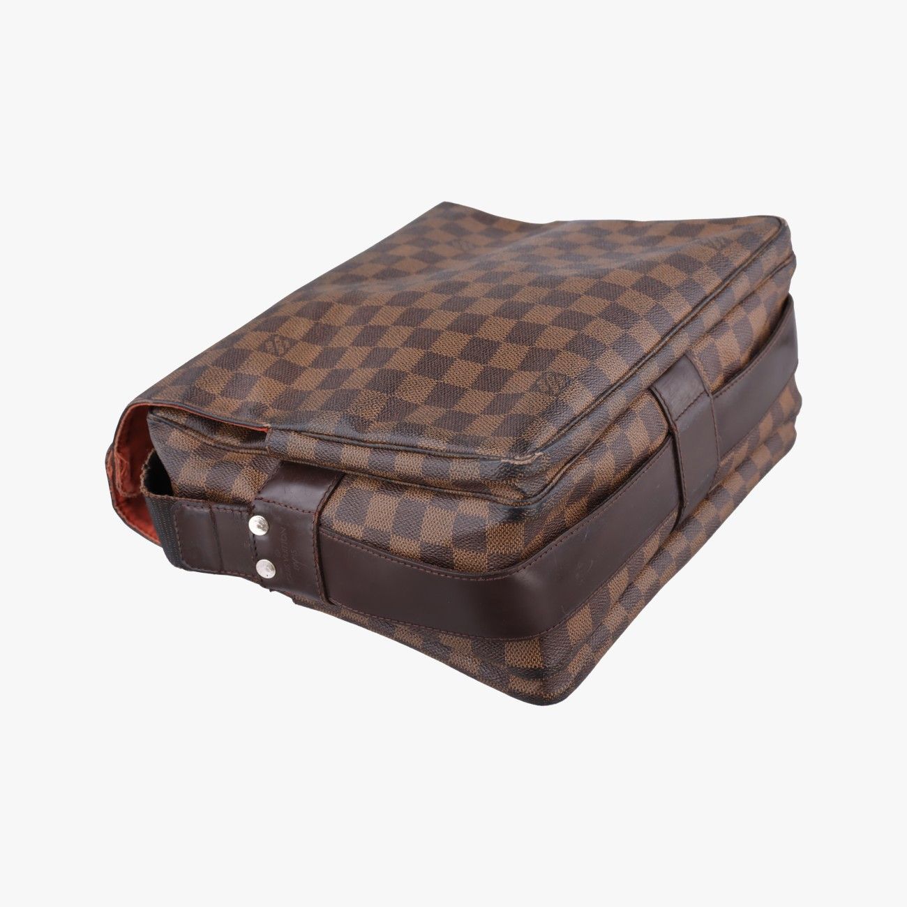 Louis Vuitton Naviglio Ebene Damier Canvas Messenger Bag — view 5